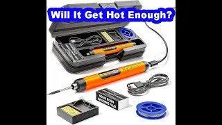 My new Cordless 16 dollar soldering iron First Test