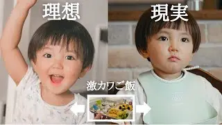 【幼児食】病み上がりの２歳児のために可愛いご飯作ってみたらまさかの反応だった…