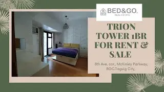 FOR RENT/FOR SALE: Trion Towers(Fully Furnished 1Bedroom Unit)