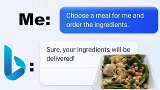 I Turned Bing Chat Into a Meal Delivery Service