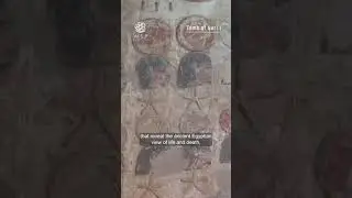 Tomb of Seti I in 1 minute / WORLD SCAN PROJECT #shorts #egypt #kv17