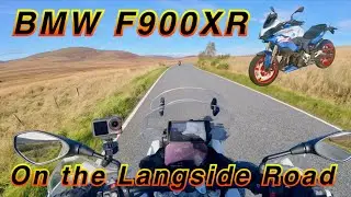 BMW F900XR - On the B827 Langside Road