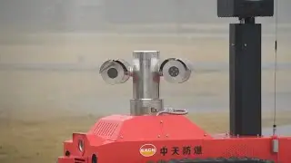 Meet explosion-proof fire-fighting robot developed in China