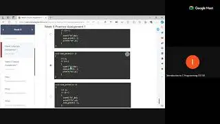 Week 5 Practice Assignment Discussion
