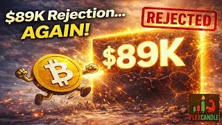 Bitcoin Slams Into $89K Wall Again | Bull Trap or Breakout Loading? EP. 251 😤⛔ #Bitcoin #BitcoinTA