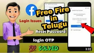 How to login facebook account in OTP  free fire in Telugu 👍👍💯💯💯