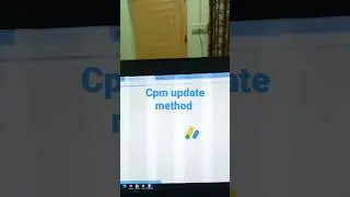 #cpmwork new cpm work update method