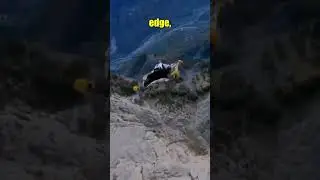 🚀Real-Life Aladdin&mdash;He Jumps Off a Mountain with a MAGIC Carpet! 🚀🔥