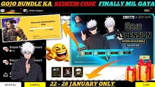 FREE FIRE REDEEM CODE TODAY  JANUARY REDEEM CODE FREE FIRE | FF REDEEM CODE TODAY 22 JANUARY 