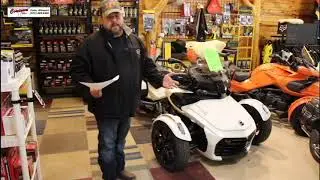 2019 Can AM Spyder H6KB F3T 1330 White