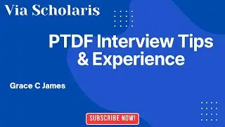 Grace C James Shares PTDF Interview Tips & Experience | PTDF Scholarship Success Story
