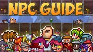 Полный Гайд по Всем NPC в Terraria | Пре-Хардмод (Мобильная / ПК / Консоль)