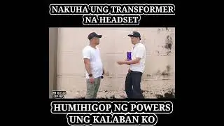 TALO UNG TRANSFORMERS HEADSET KO SA HUMIHIGOP NG POWERS SHORT VIDEO #mjjet23vlog
