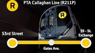 (PTA Subway) Callaghan Lines as R211P, 53 Street - 39th (St.Exchange)