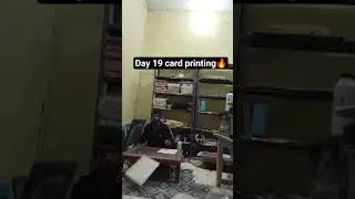 Day 19 card printing 🔥mahak flex harpalpur #letterpress #flex #banner #desiner