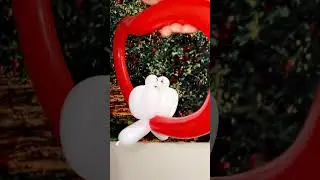 Love Bird Heart Balloon Art #youtubeshorts#shortsfeed#shorts#shortsyoutube#baloonart#baloon