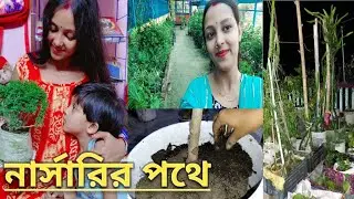 How I plant trees, prepare plant food, change the soil for plants,🪴🌳#Today My Bengali vlog