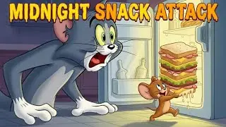 Tom & Jerry: The Midnight Snack Attack! 🧀🍔 | AI Cartoon Adventure