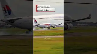 Malaysia Airlines Airbus A330-223 | 9M-MTW #brodimid #shorts #aviation #malaysiaairlines #fyp