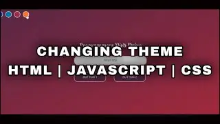 How to toggle/swap between themes | HTML | CSS | Javascript | Code