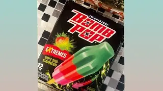 Bomb Pop Extremes Super Sour Strawberry