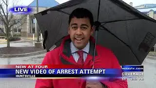 Video shows theft suspect fighting Huntsville police officer before chase, arrest