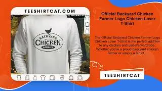Official Backyard Chicken Farmer Logo Chicken Lover T-Shirt