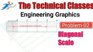 How to draw a Diagonal scale #lecture-02 in hindi (Engineering Graphics ) diploma 1st &2nd sem
