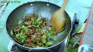 Delicious Fried  Beef In Can_ Beer ,COOKING IN CAN BEER, Village Food Factory My Country