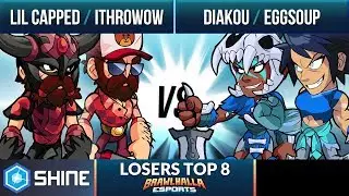 Diakou & Eggsoup vs Lil Capped & Ithrowow - Losers Top 8 - Shine 2019 2v2