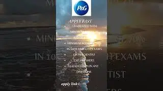 💼 P&G Hiring Data Scientists | 2021&ndash;2025 Batch Eligible | Apply Now! 🚀