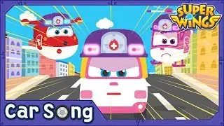 White Ambulance | Английская песня | Песни SuperWings для детей