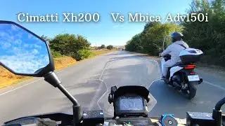 من أصيلة الى العرائش Cimatti Xh200 Vs Adv150i 