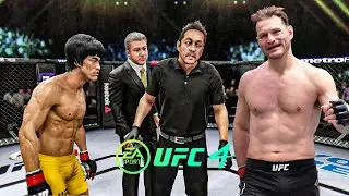 Bruce Lee vs Stipe Miocic   EA Sports UFC 4   Dragon Fight 🔥🐲