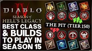 Diablo 4 - New Best Class in Season 15 & Best OP Build Tier List Ranking - S15 Classes Builds Guide!