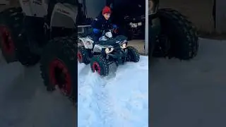 Karda atv batırmak
