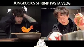 Jungkook shared Shrimp Pasta Recipe With Army | Jungkook Weverse LIVE | Jungkook cooking vlog