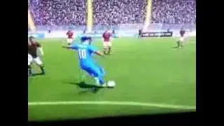 Ronaldinho In-air Elastico Shot from Midfield Goal