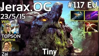 Support Jerax [OG] Tiny - Dota 2  7.18