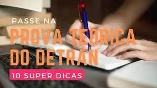 10 DICAS PARA VOCÊ PASSAR NA PROVA TEÓRICA DO DETRAN DE PRIMEIRA. DICAS E MACETES DETRAN 2021