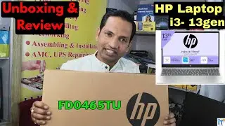 HP 15-fd0465TU Core i3 13th Gen Unboxing & Review : Laptop for Students, Office & Personal Use!