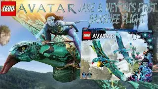 Lego Avatar Jake And Neytiri's First Banshee Flight