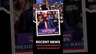 Donald Trump speaks at his Rally in Racine, WI. #donaldtrump #rally #trump2024 #politicalbattle