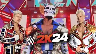 WWE 2K24 Cody Rhodes WrestleMania 40 Entrance PC Mods
