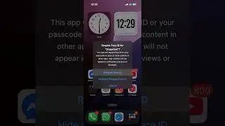 How to lock & Hide app on iPhone Face ID