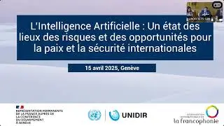 L&rsquo;IA : Un &eacute;tat des lieux des risques et des opportunit&eacute;s pour la Paix et la s&eacute;curit&eacute; internationales