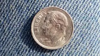 2000-P ROOSEVELT DIME: 1,842,500,000 CREATED & OTHER FUN FACTS!!
