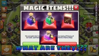 COC MAGIC ITEMS: HOW TO USE THEM?