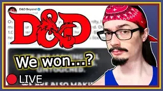 We WON? - D&D/Wizards of the Coast Drama Update #opendnd