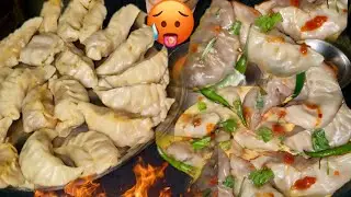 Momos eating 🤤#mukbang #viral #eating #momos #odisha #indian